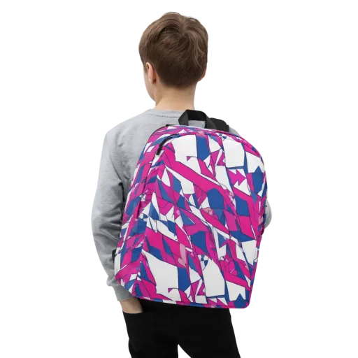 Blue Noise Bloom on a Minimalist Backpack