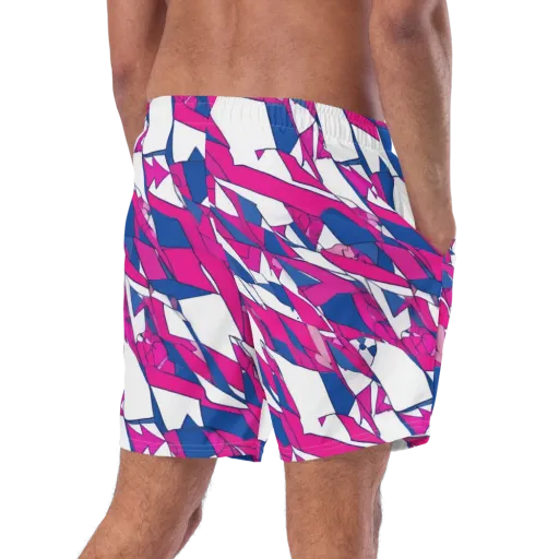 Blue Noise Bloom on a Swim Trunks