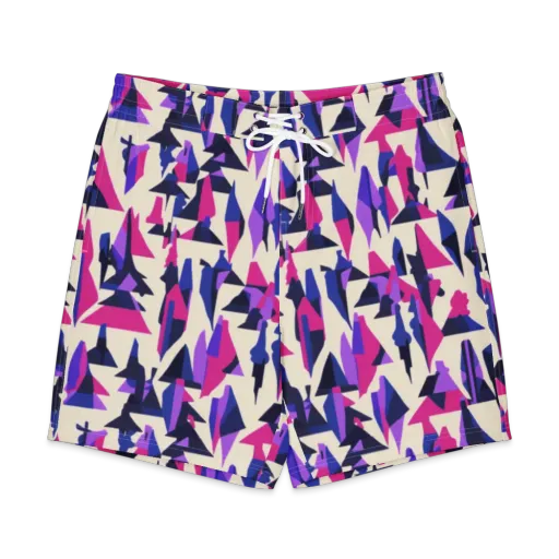 Electric Ridgeline on a Men's Board Shorts