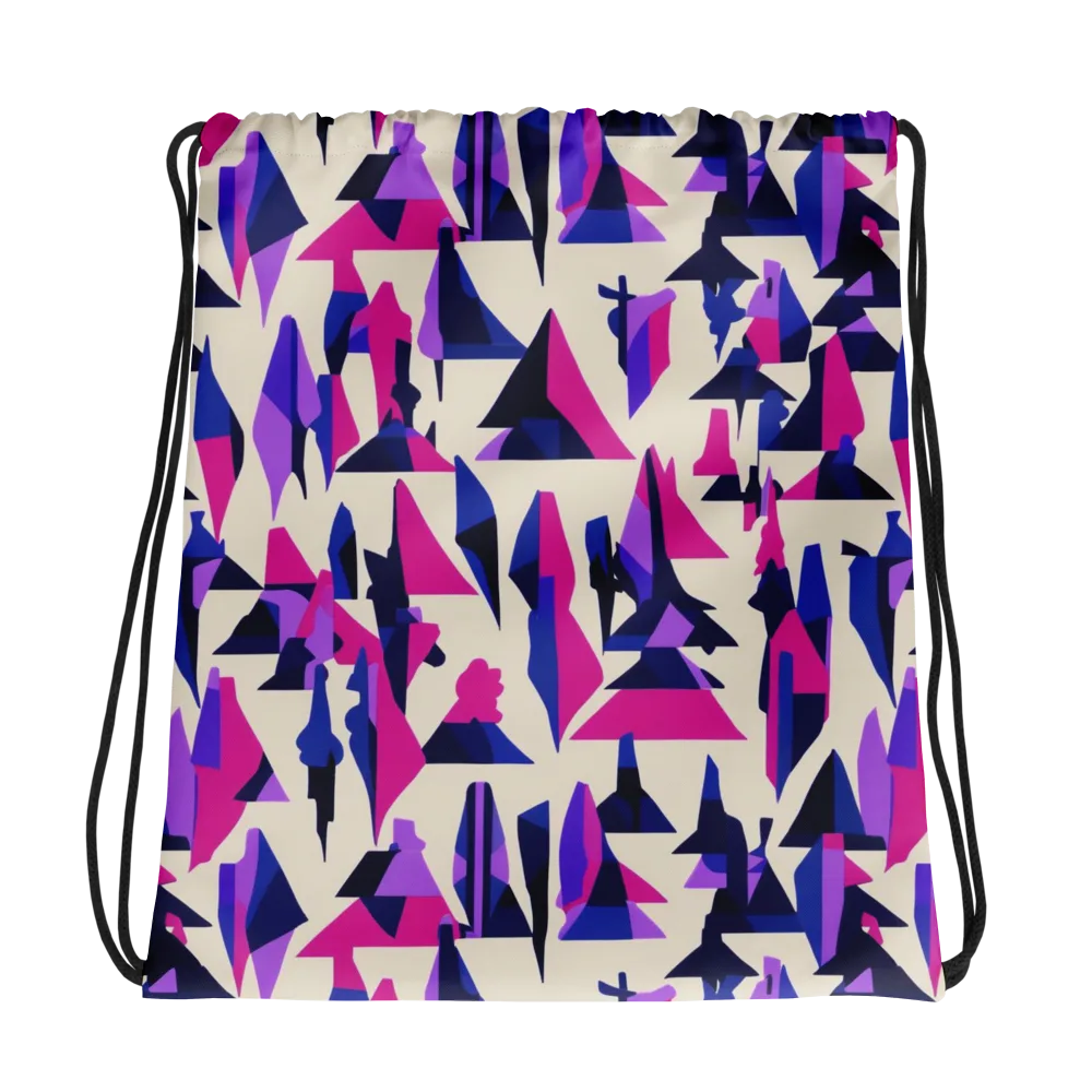 Electric Ridgeline on Drawstring Bag — Photo