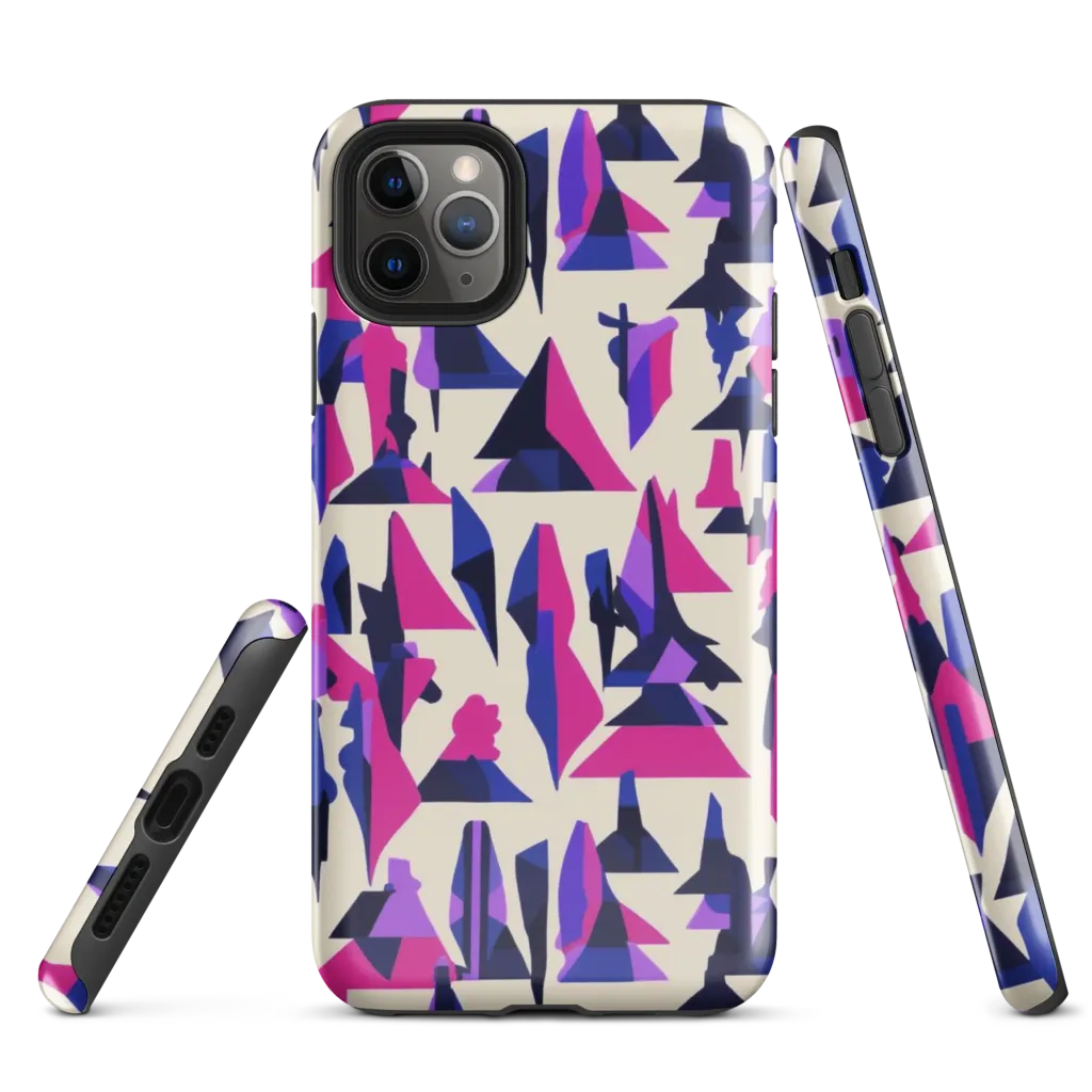 Electric Ridgeline on Tough Case for iPhone® — Front