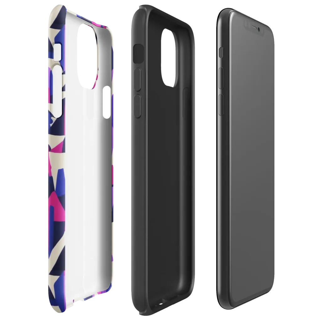 Electric Ridgeline on Tough Case for iPhone® — Right