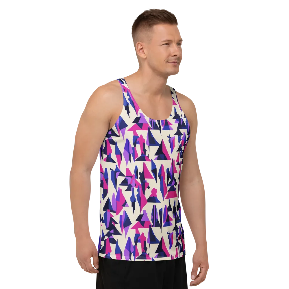 Electric Ridgeline on Men's Tank Top — Right Front
