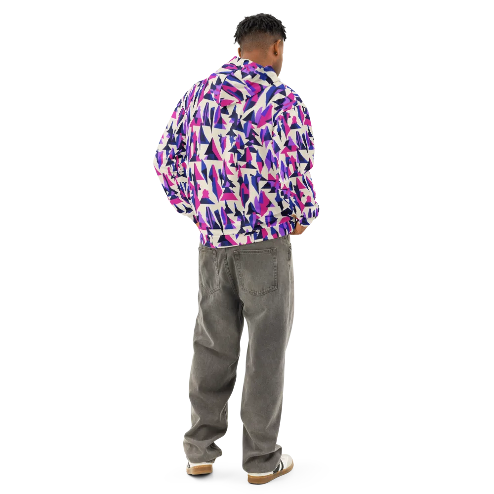 Electric Ridgeline on Cotton Hoodie — Back