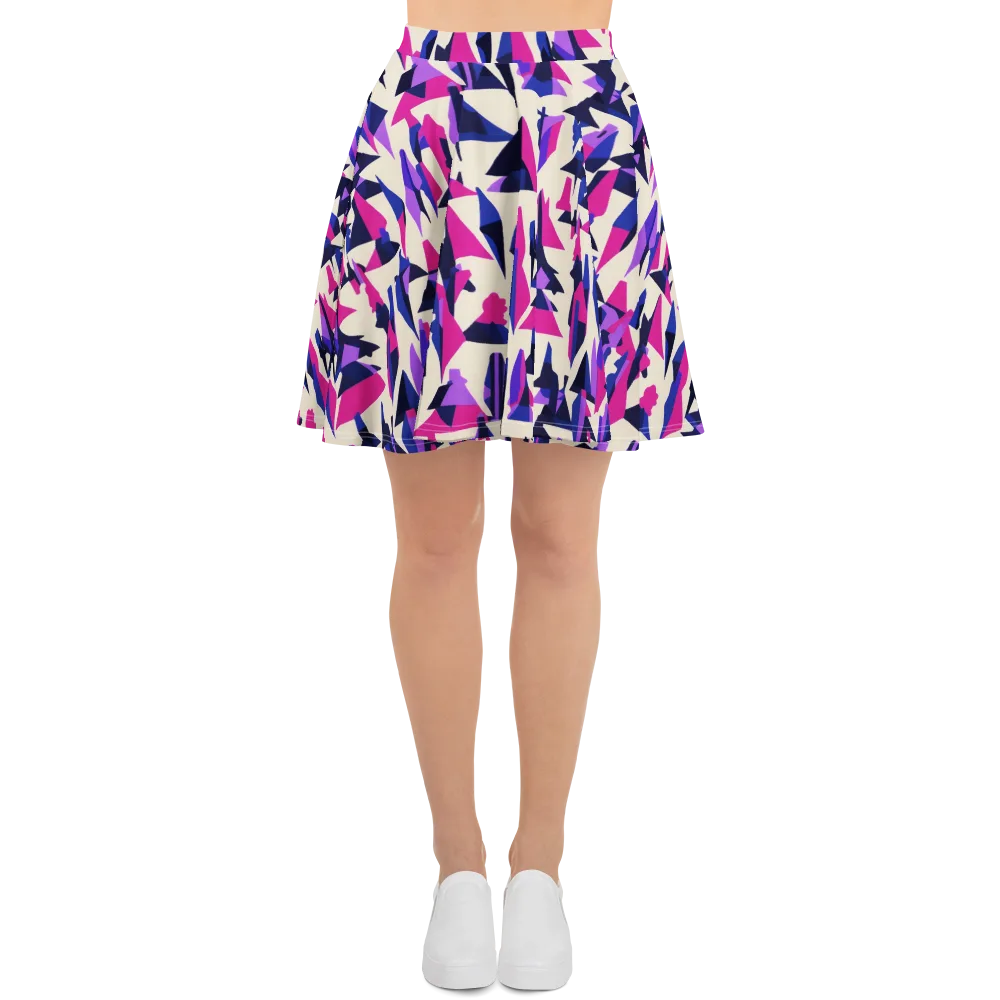 Electric Ridgeline on Skater Skirt — Front
