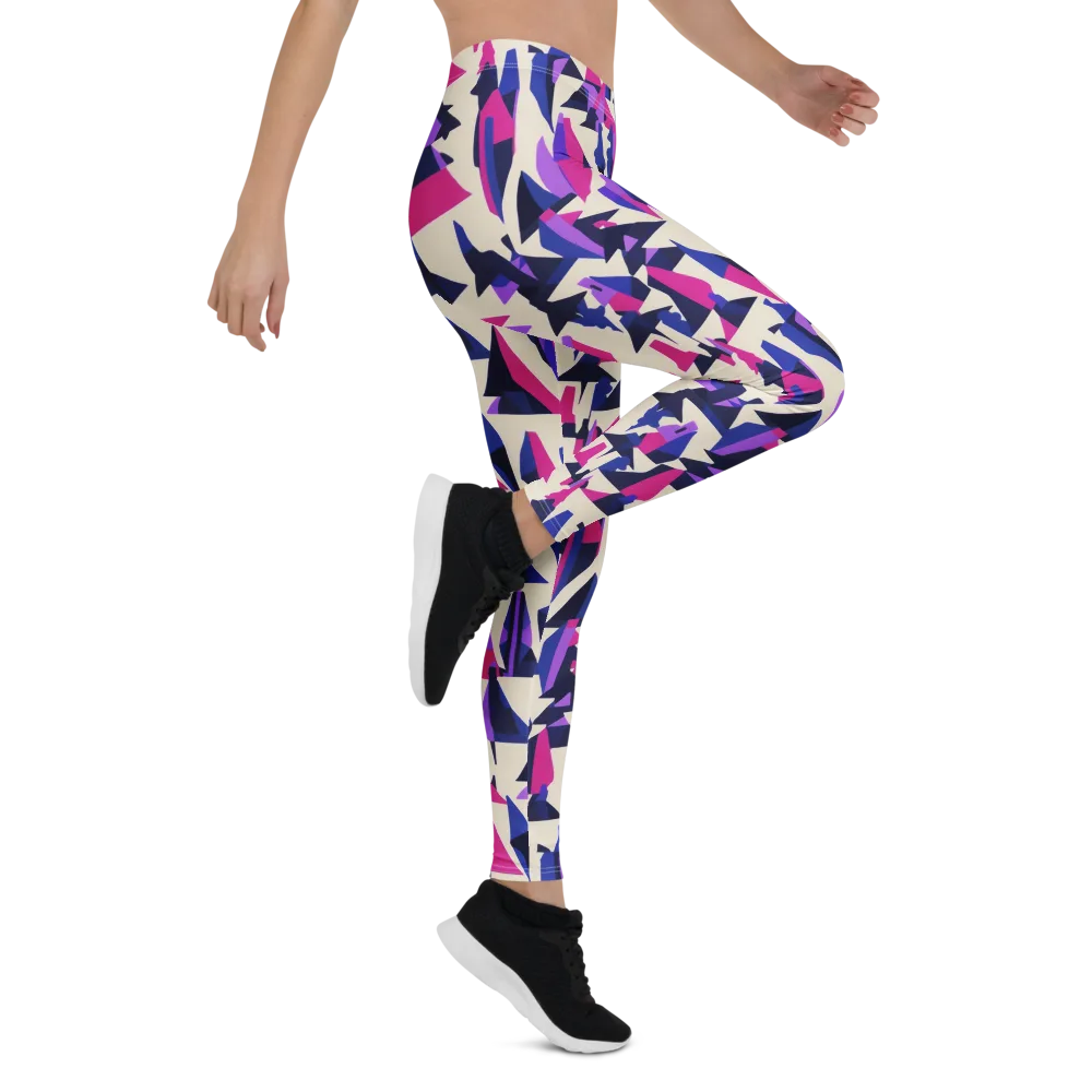 Electric Ridgeline on Leggings — Right