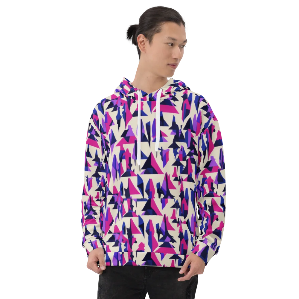 Electric Ridgeline on Hoodie — Front