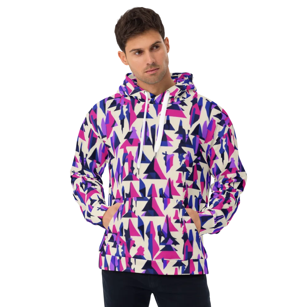 Electric Ridgeline on Hoodie — Front