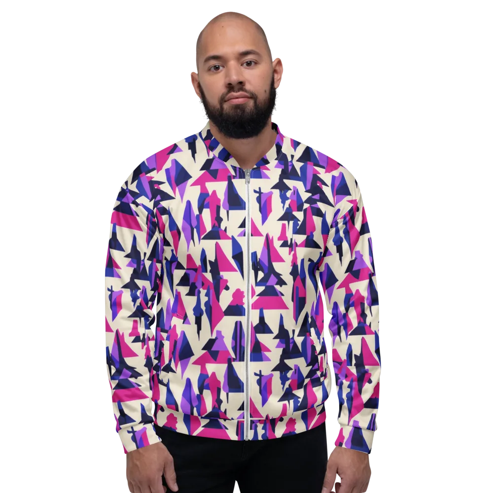 Electric Ridgeline on Bomber Jacket — Front