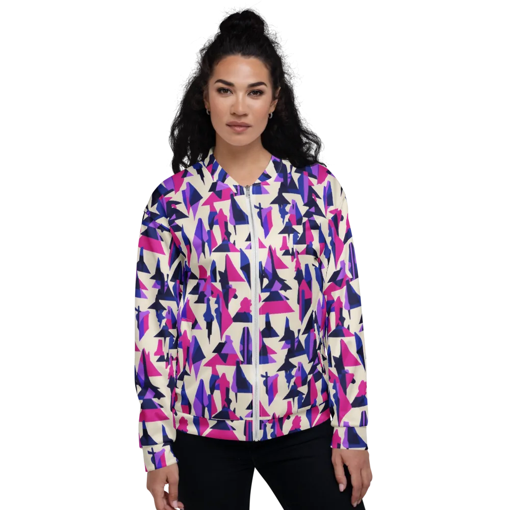 Electric Ridgeline on Bomber Jacket — Front