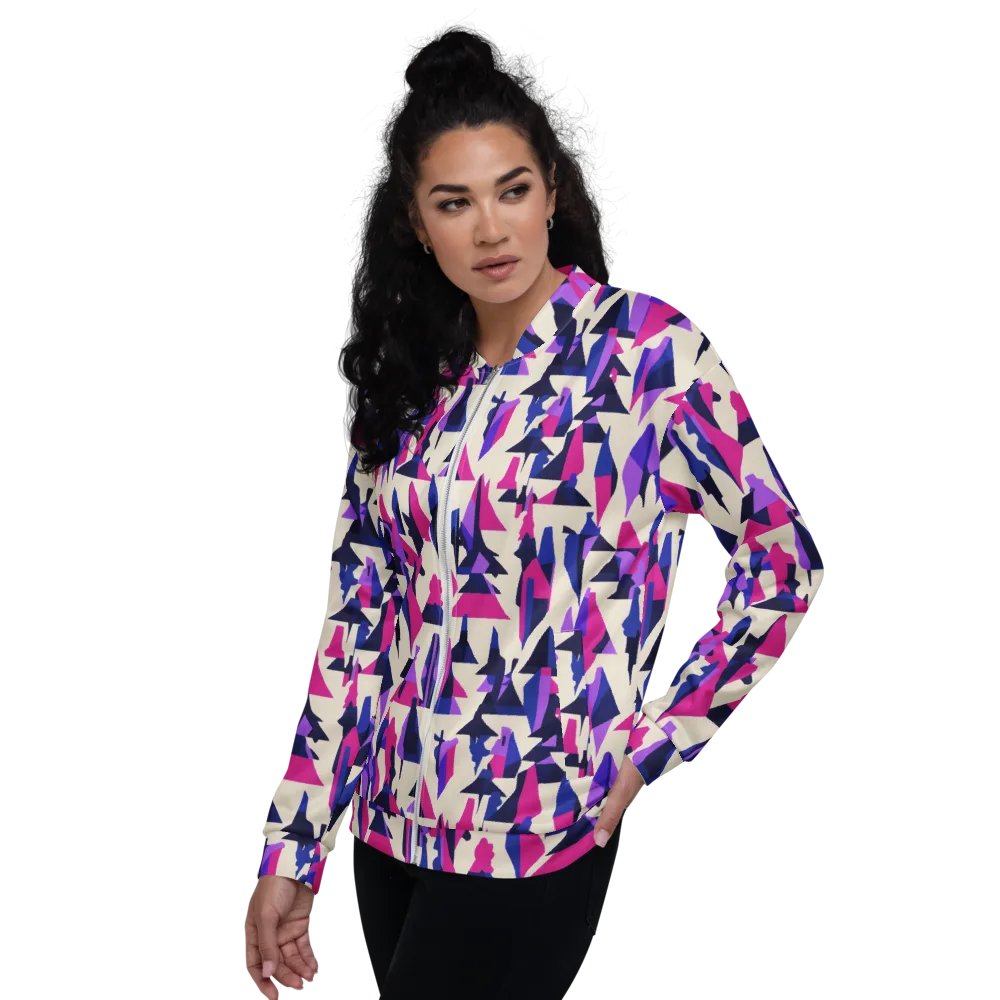 Electric Ridgeline on Bomber Jacket — Left