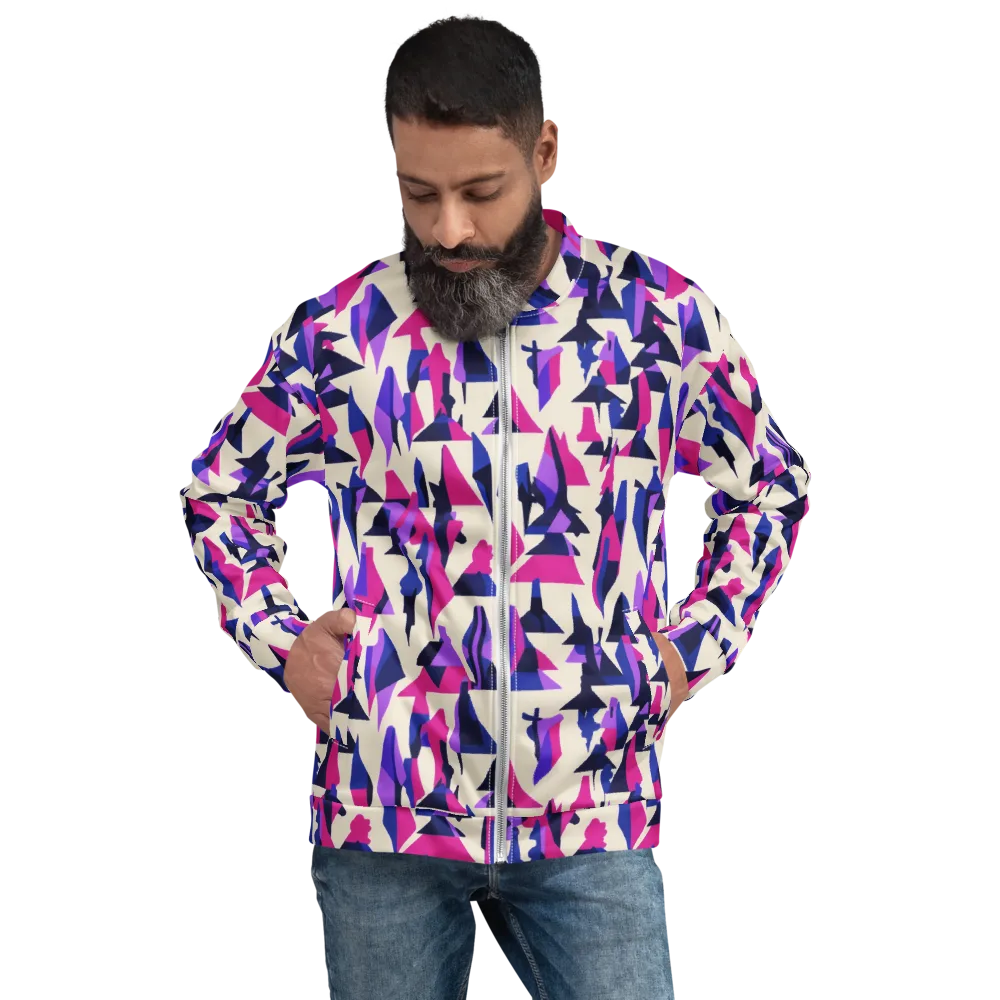 Electric Ridgeline on Bomber Jacket — Front