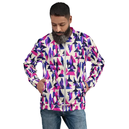 Electric Ridgeline on a Bomber Jacket