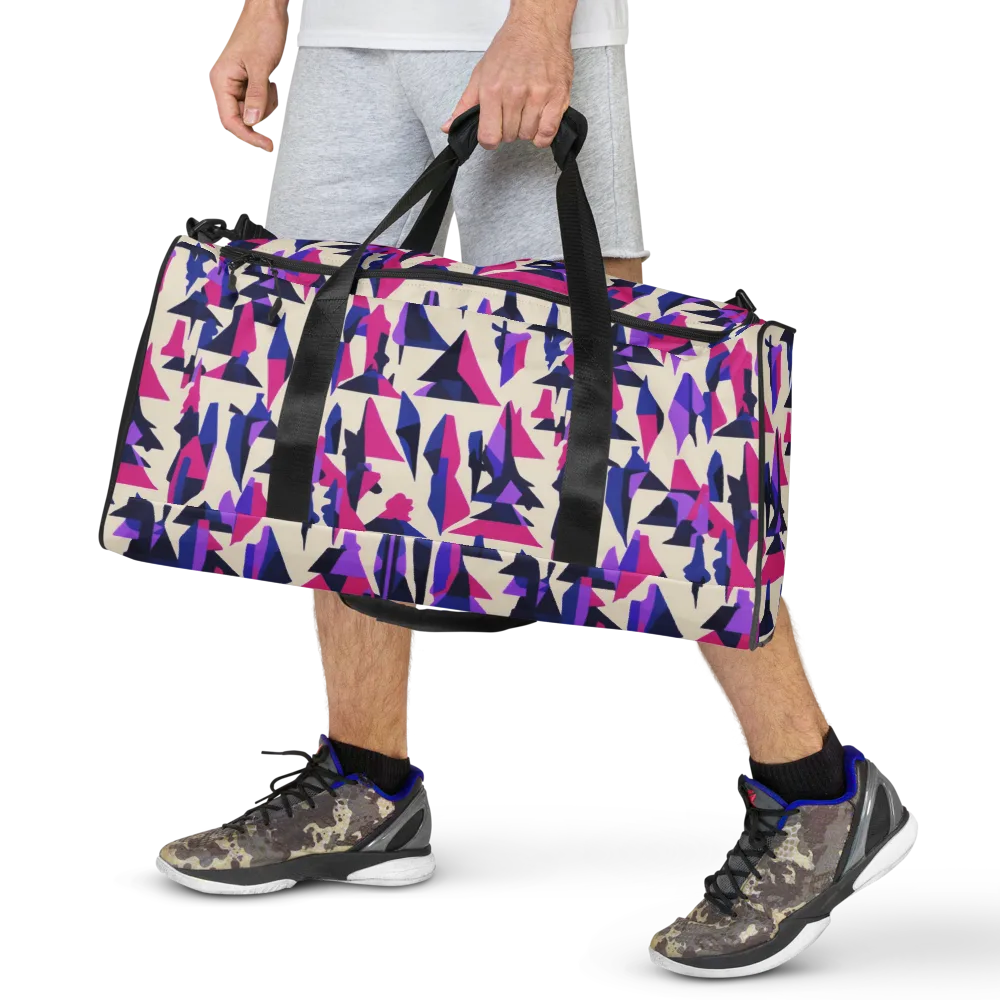 Electric Ridgeline on Duffle Bag — Front