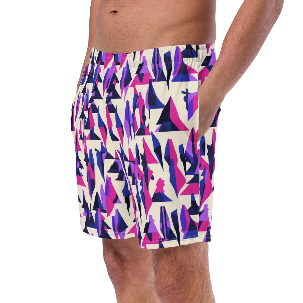 Electric Ridgeline on Swim Trunks — Left Front