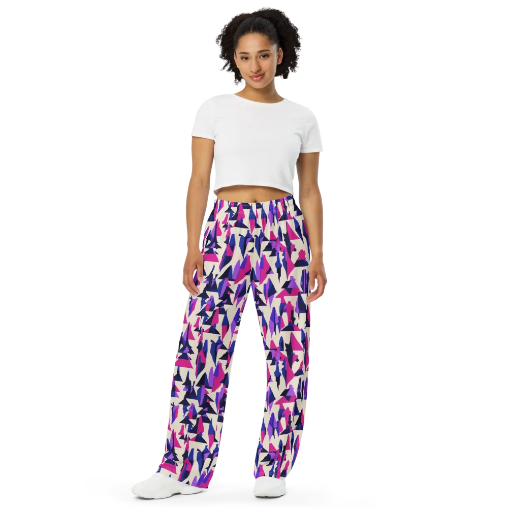 Electric Ridgeline on Wide-Leg Pants — Front