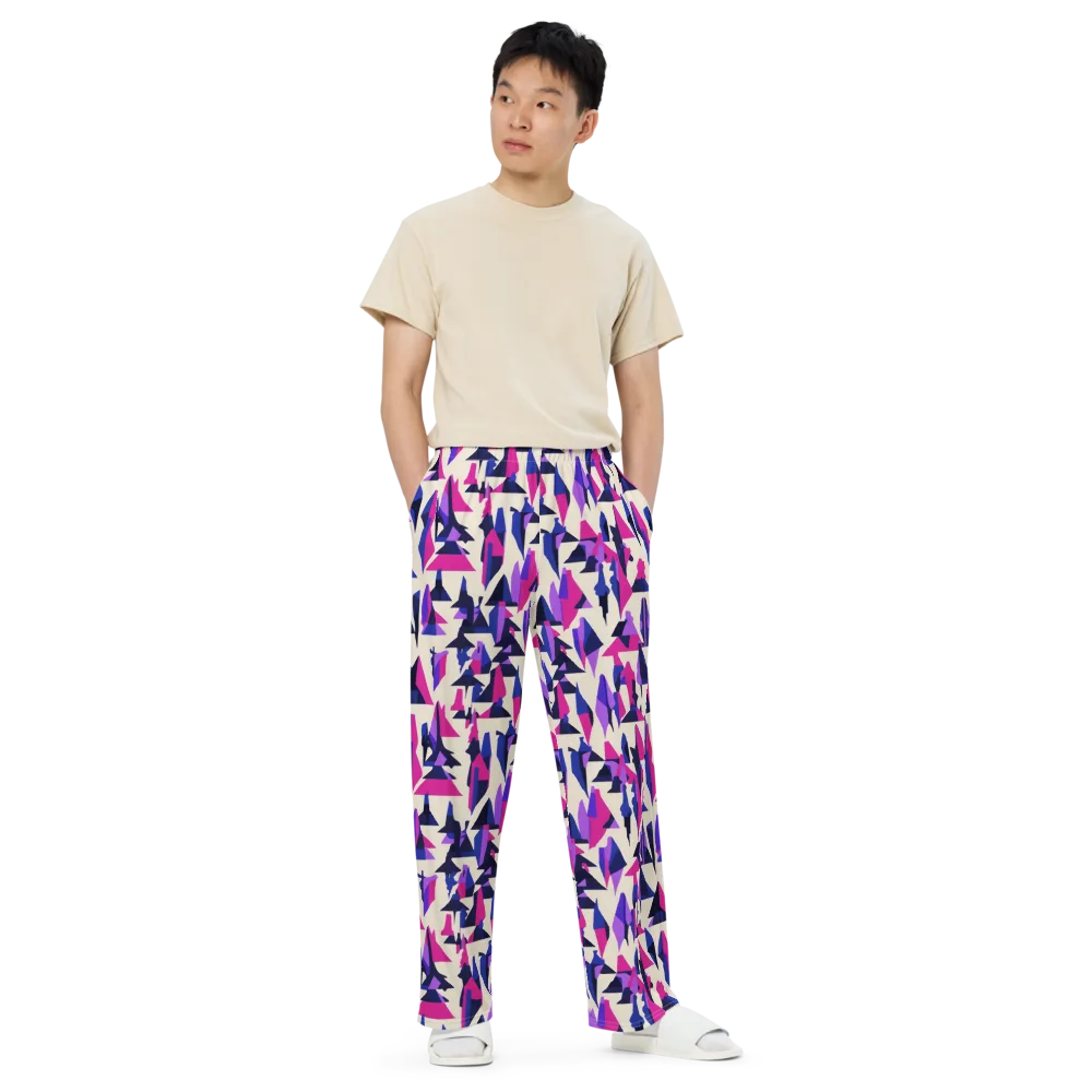 Electric Ridgeline on Wide-Leg Pants — Front
