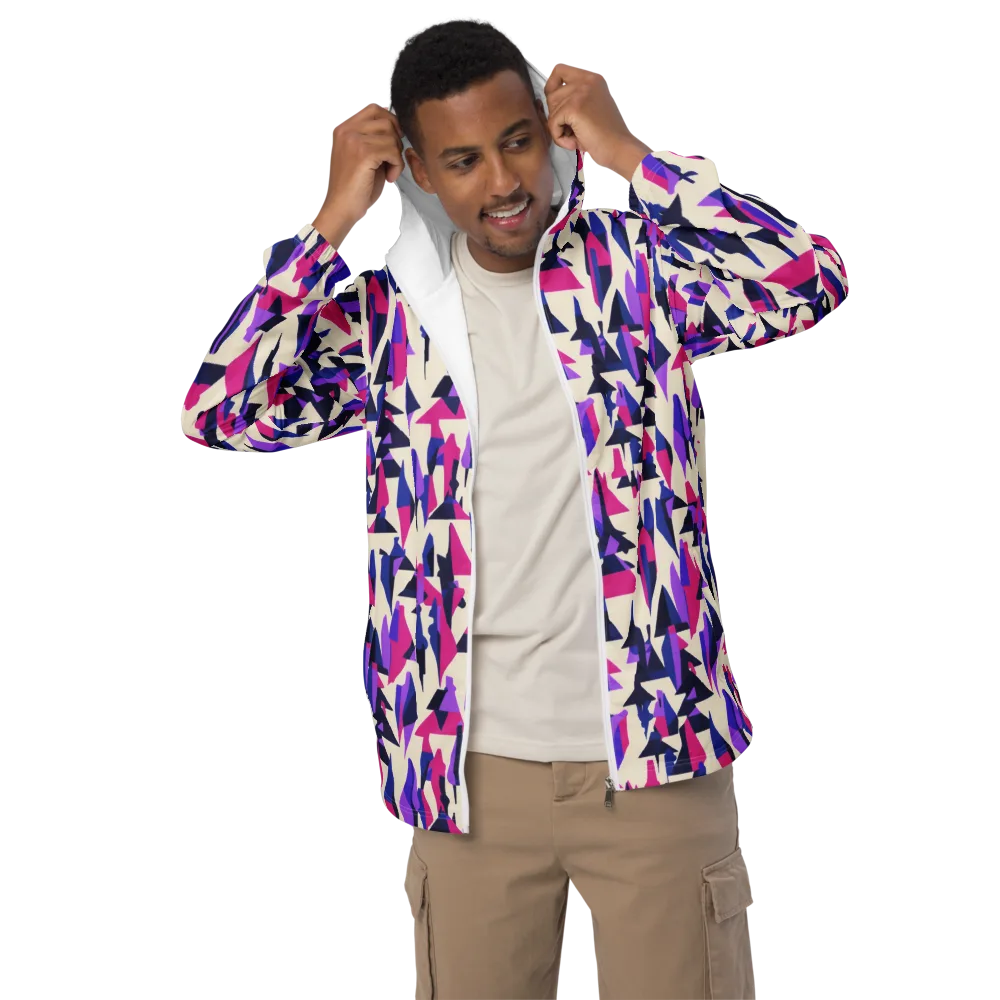 Electric Ridgeline on Men's Windbreaker — Front