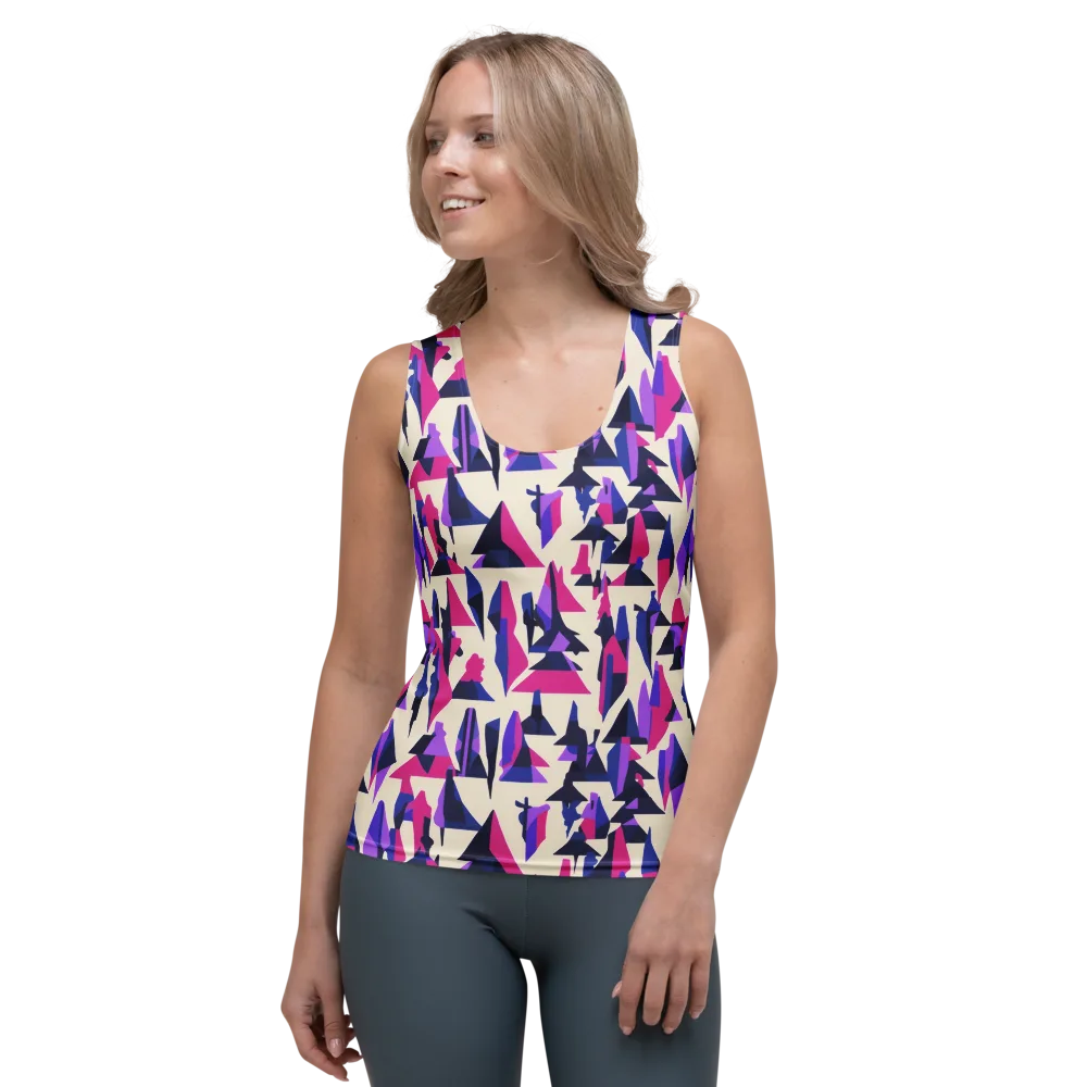 Electric Ridgeline on Women's Tank Top — Front