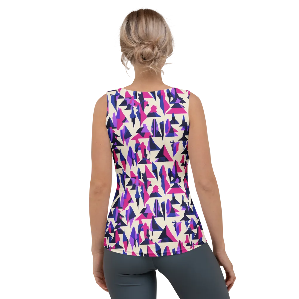 Electric Ridgeline on Women's Tank Top — Back