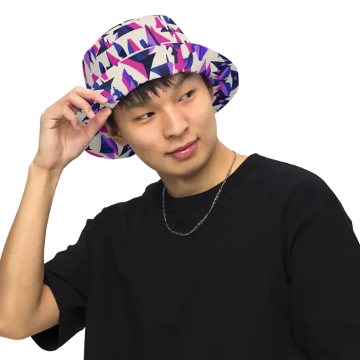 Electric Ridgeline on a Reversible Bucket Hat