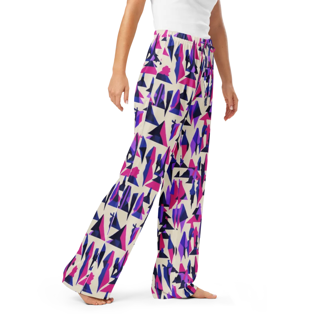 Electric Ridgeline on Women's Pajama Pants — Right Front