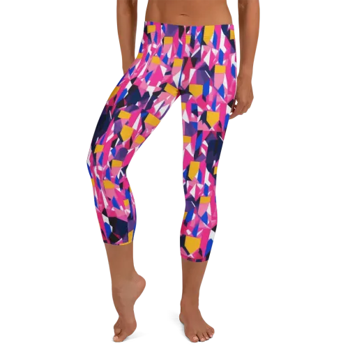 Laser Petal on a Capri Leggings