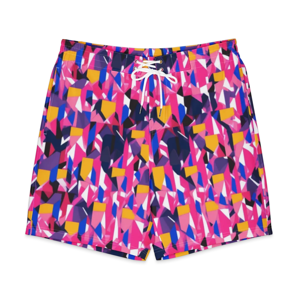 Laser Petal on Men's Board Shorts — Front