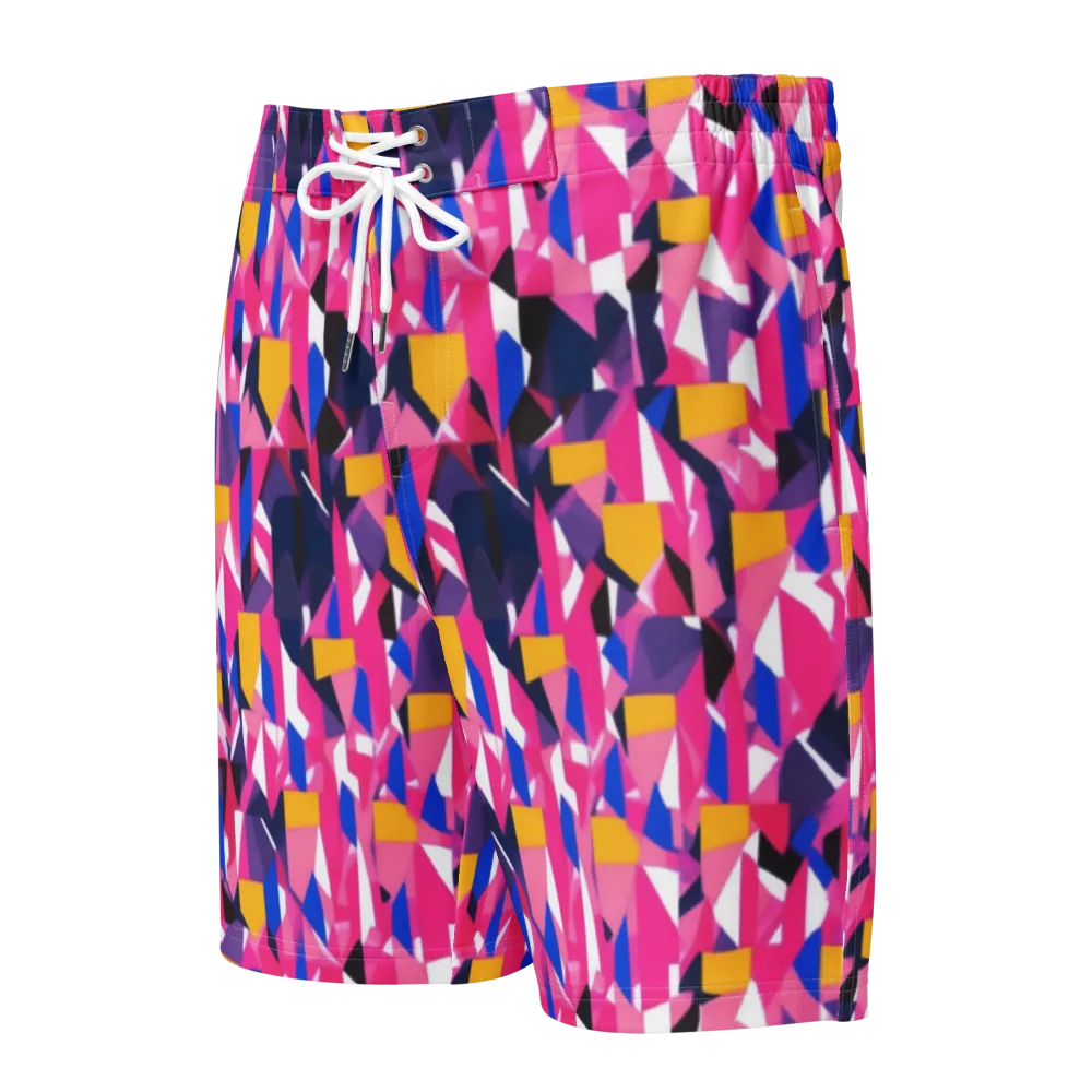 Laser Petal on Men's Board Shorts — Front