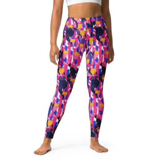 Laser Petal on a Yoga Leggings