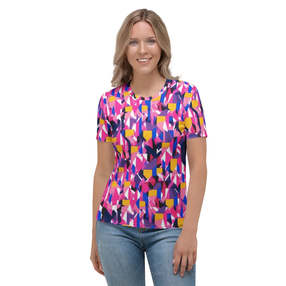 Laser Petal on Women's Crew Neck T-Shirt — Front