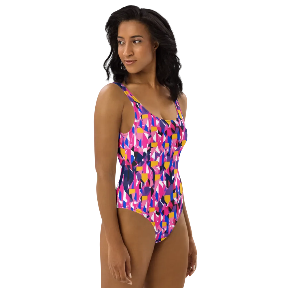 Laser Petal on One-Piece Swimsuit — Right