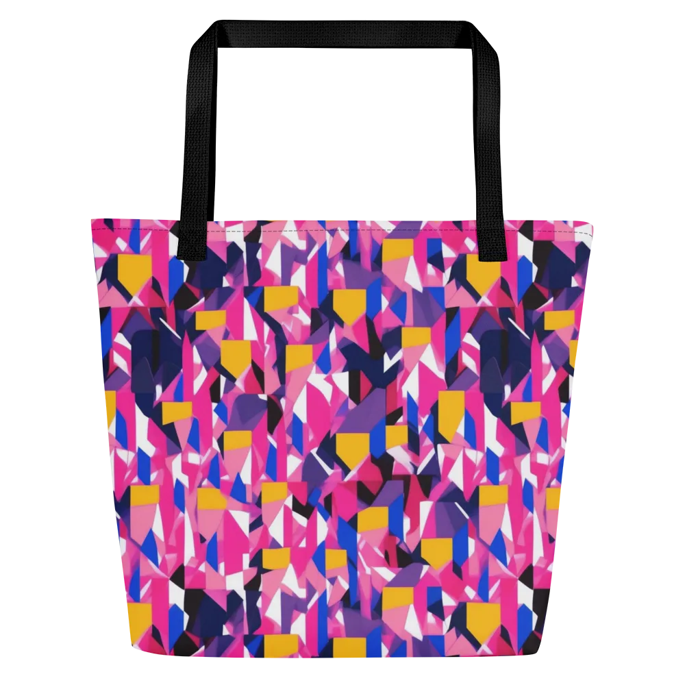 Laser Petal on Large Tote Bag W/ Pocket — Front