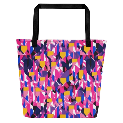 Laser Petal on a Large Tote Bag W/ Pocket