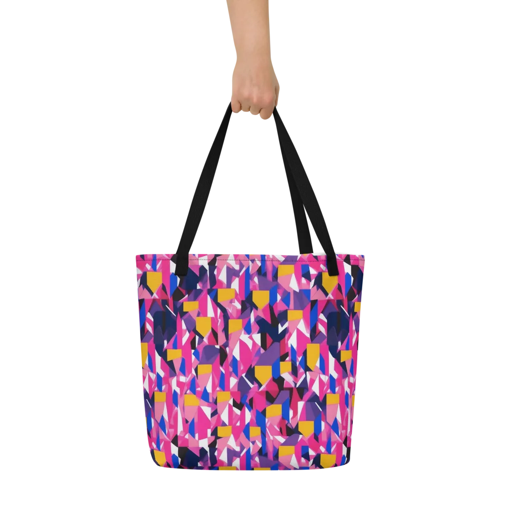 Laser Petal on Large Tote Bag W/ Pocket — Front