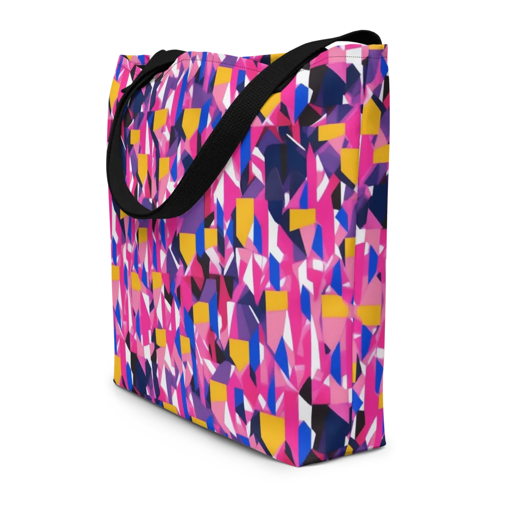 Laser Petal on Large Tote Bag W/ Pocket — Front