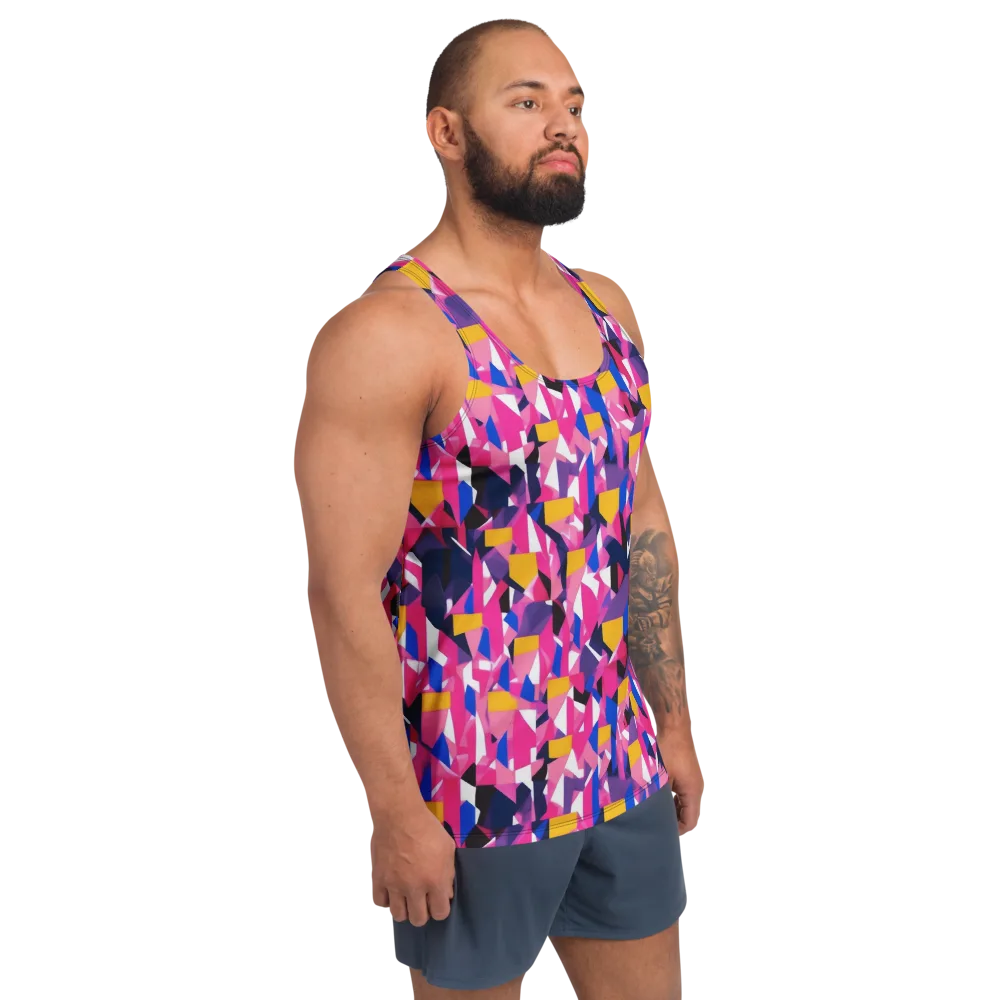 Laser Petal on Men's Tank Top — Right Front