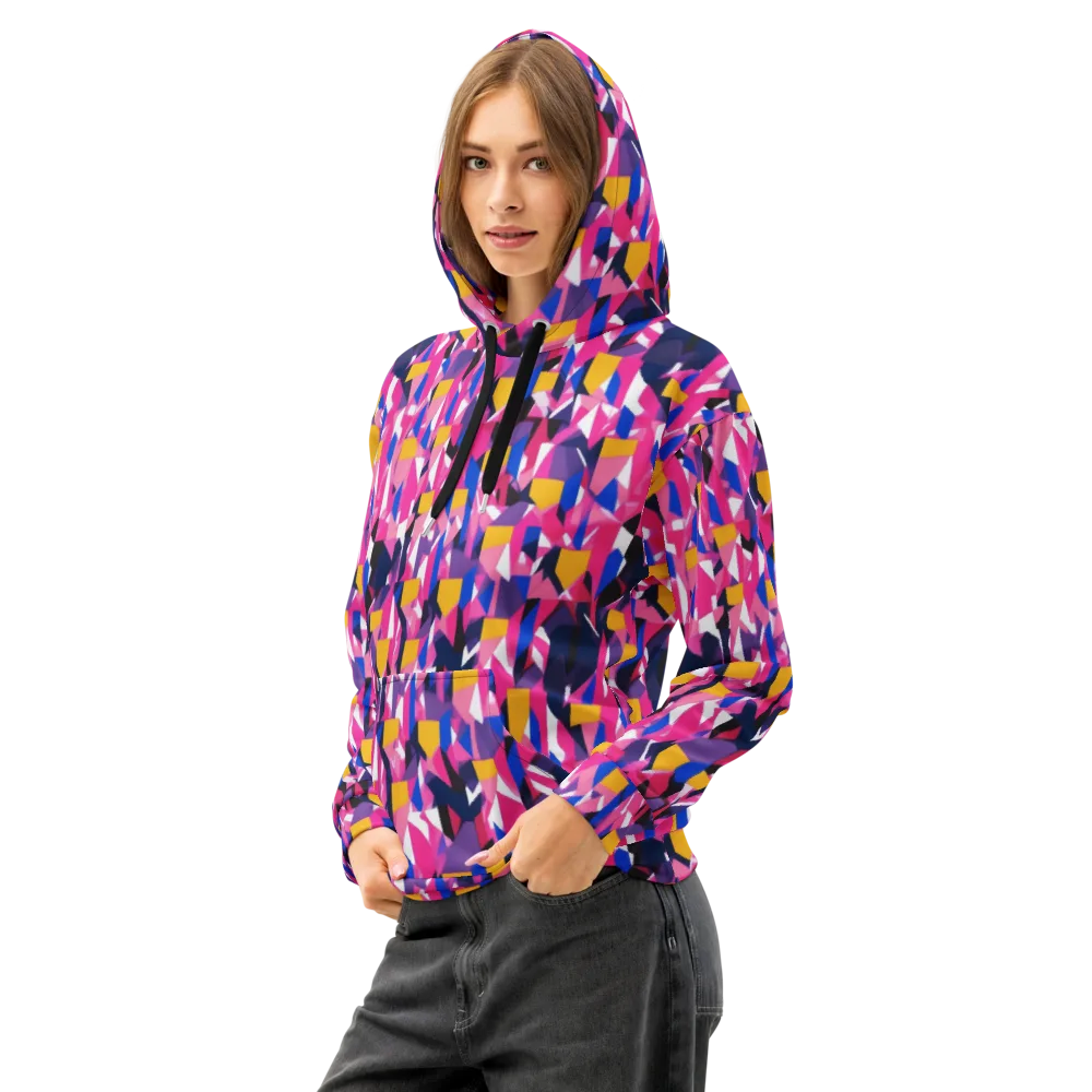 Laser Petal on Cotton Hoodie — Left Front