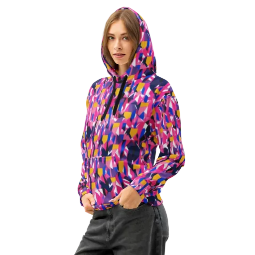 Laser Petal on a Cotton Hoodie