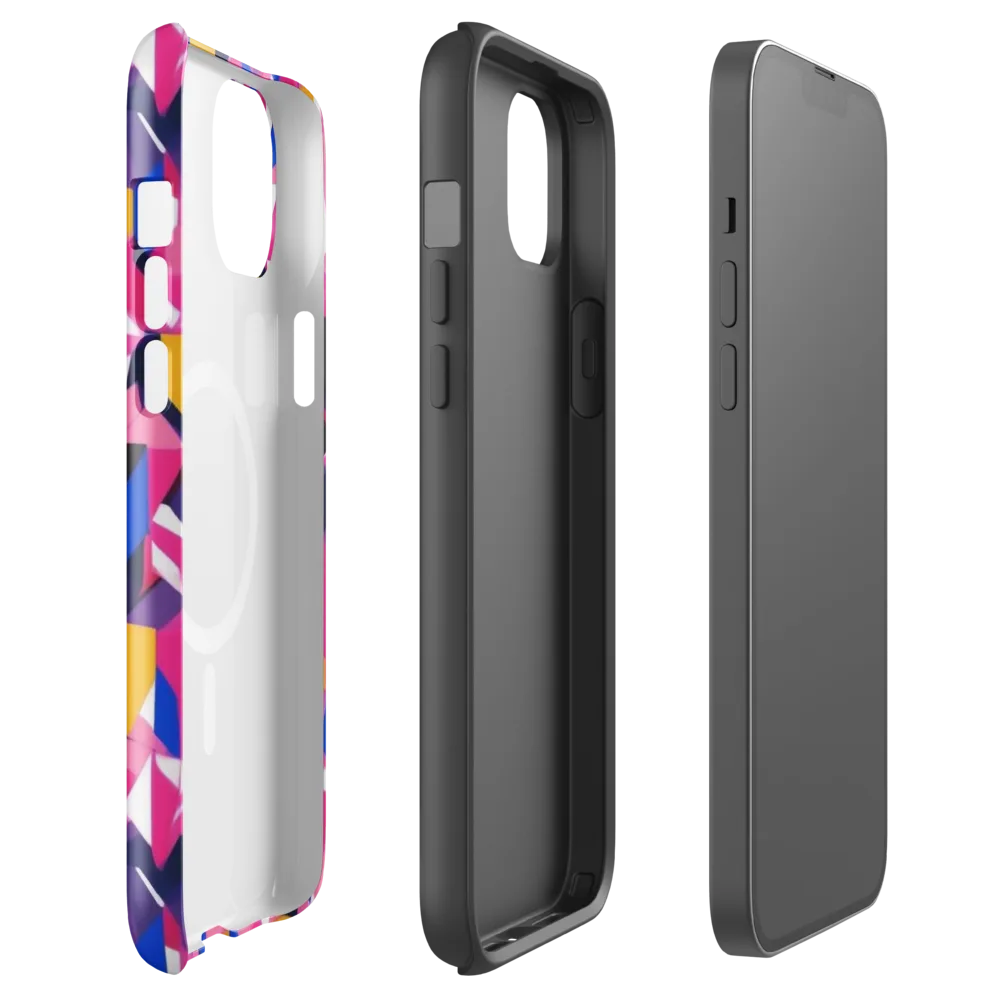 Laser Petal on MagSafe Tough Case for iPhone® — Front