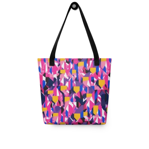 Laser Petal on a Tote Bag