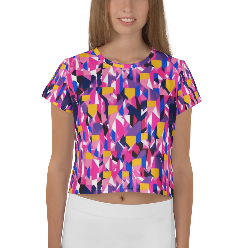 Laser Petal on Crop Tee — Front