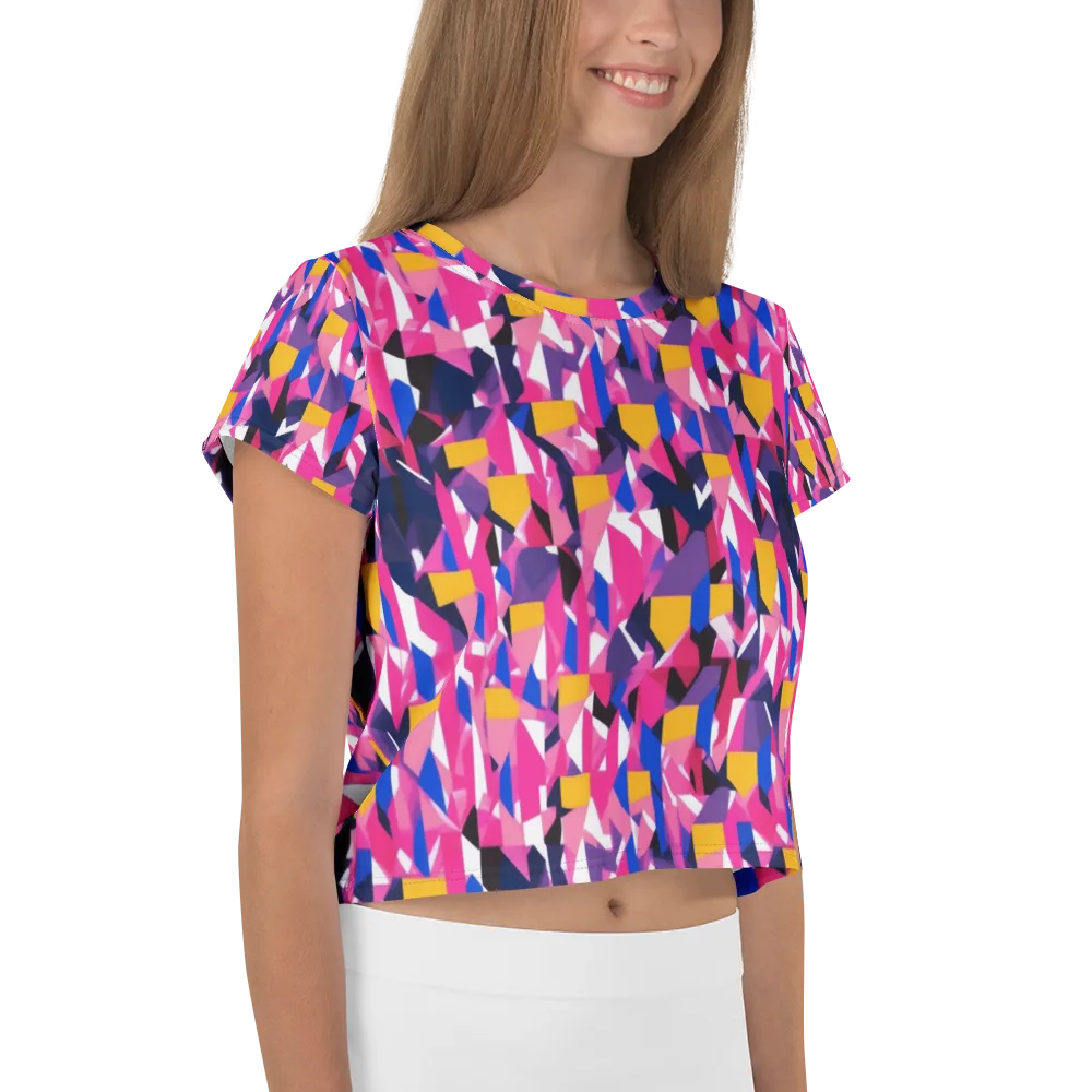 Laser Petal on Crop Tee — Right