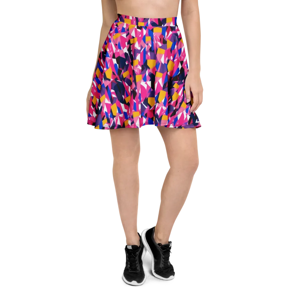 Laser Petal on Skater Skirt — Front