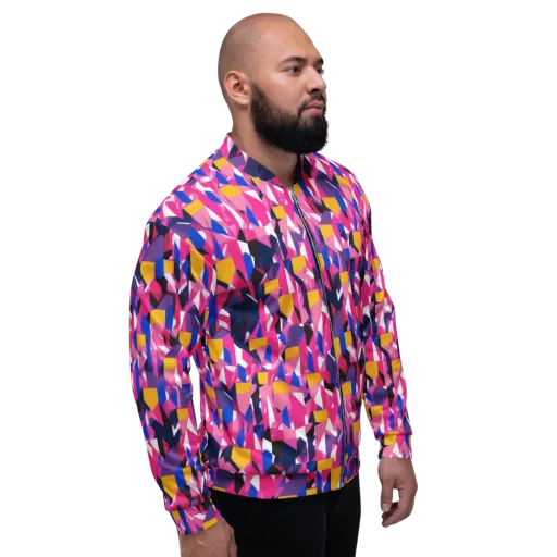 Laser Petal on a Bomber Jacket