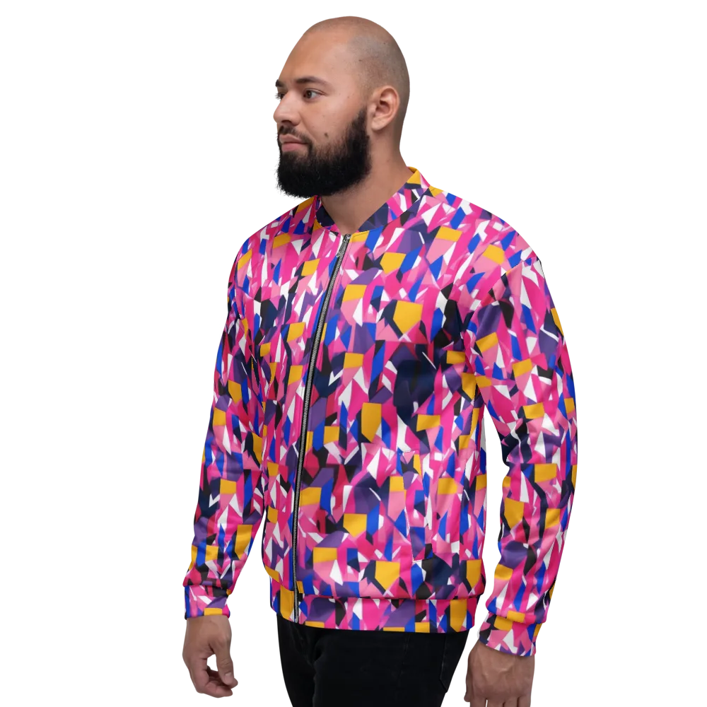 Laser Petal on Bomber Jacket — Left