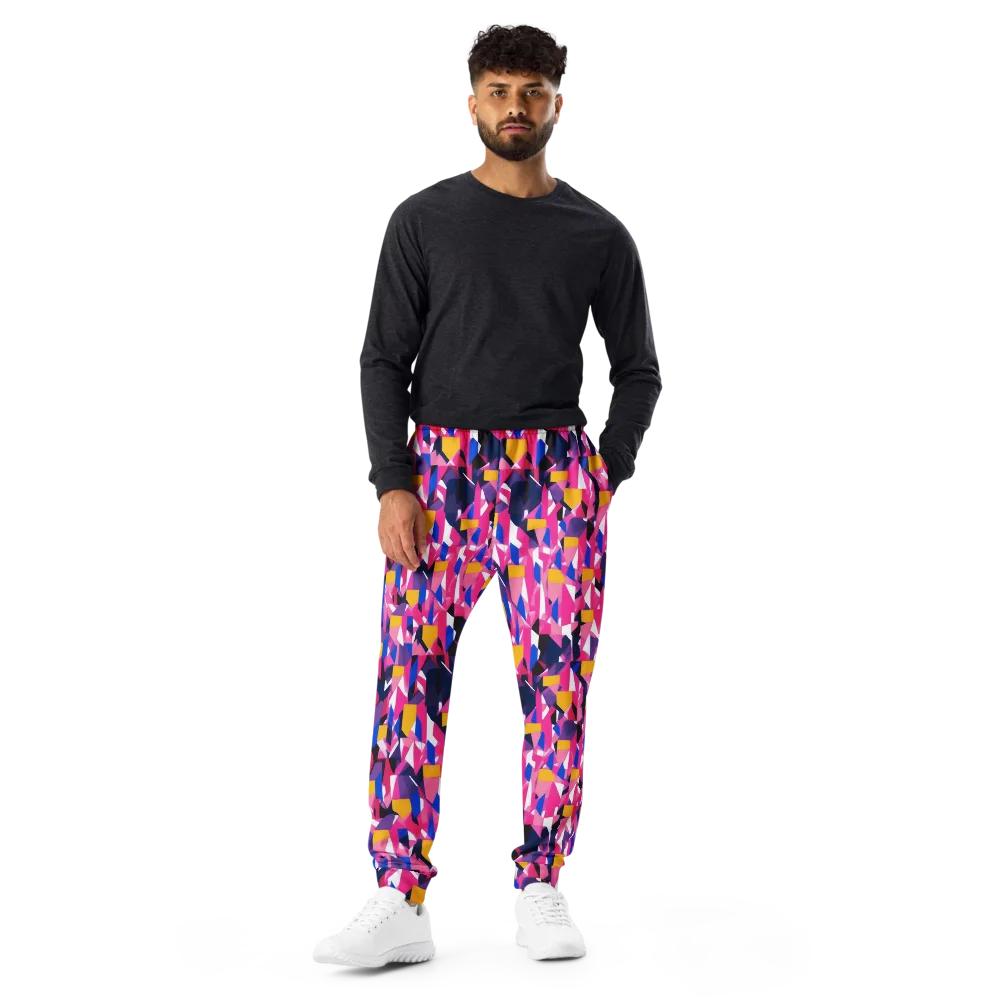 Laser Petal on Men's Joggers — Front