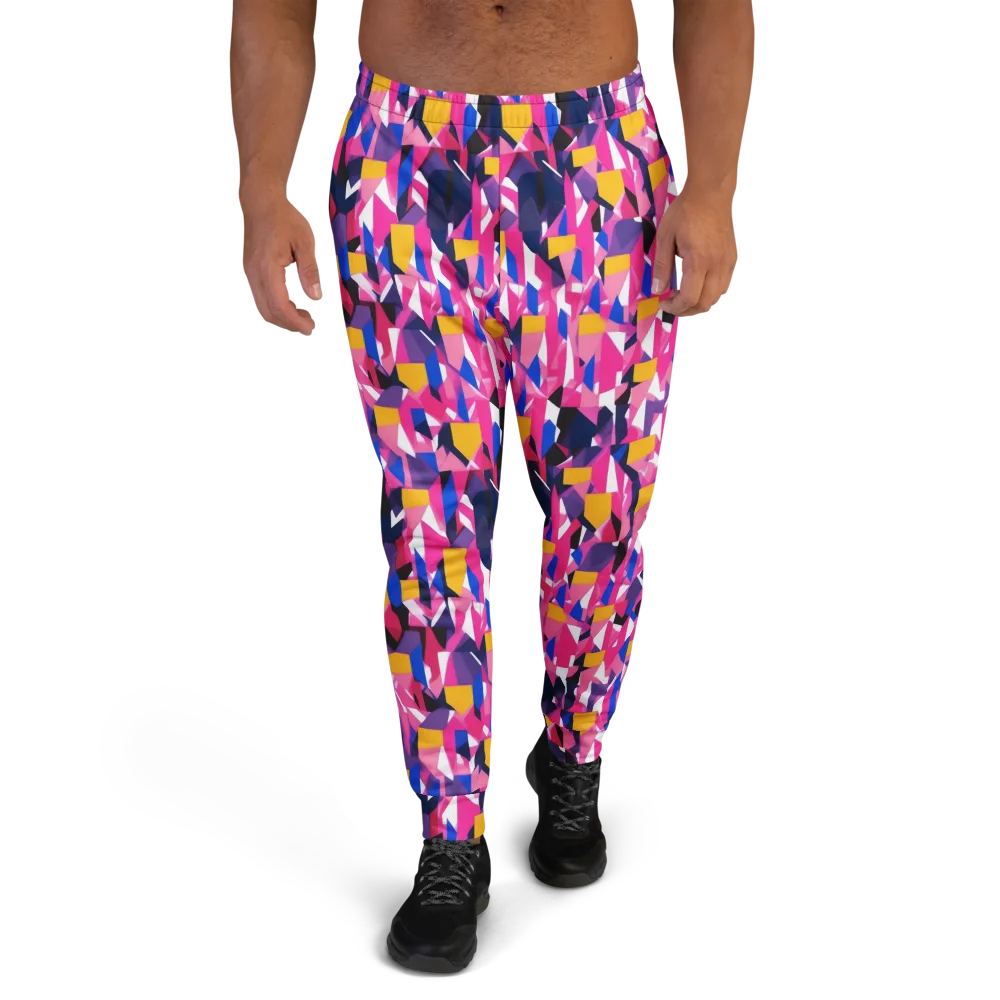 Laser Petal on Men's Joggers — Front