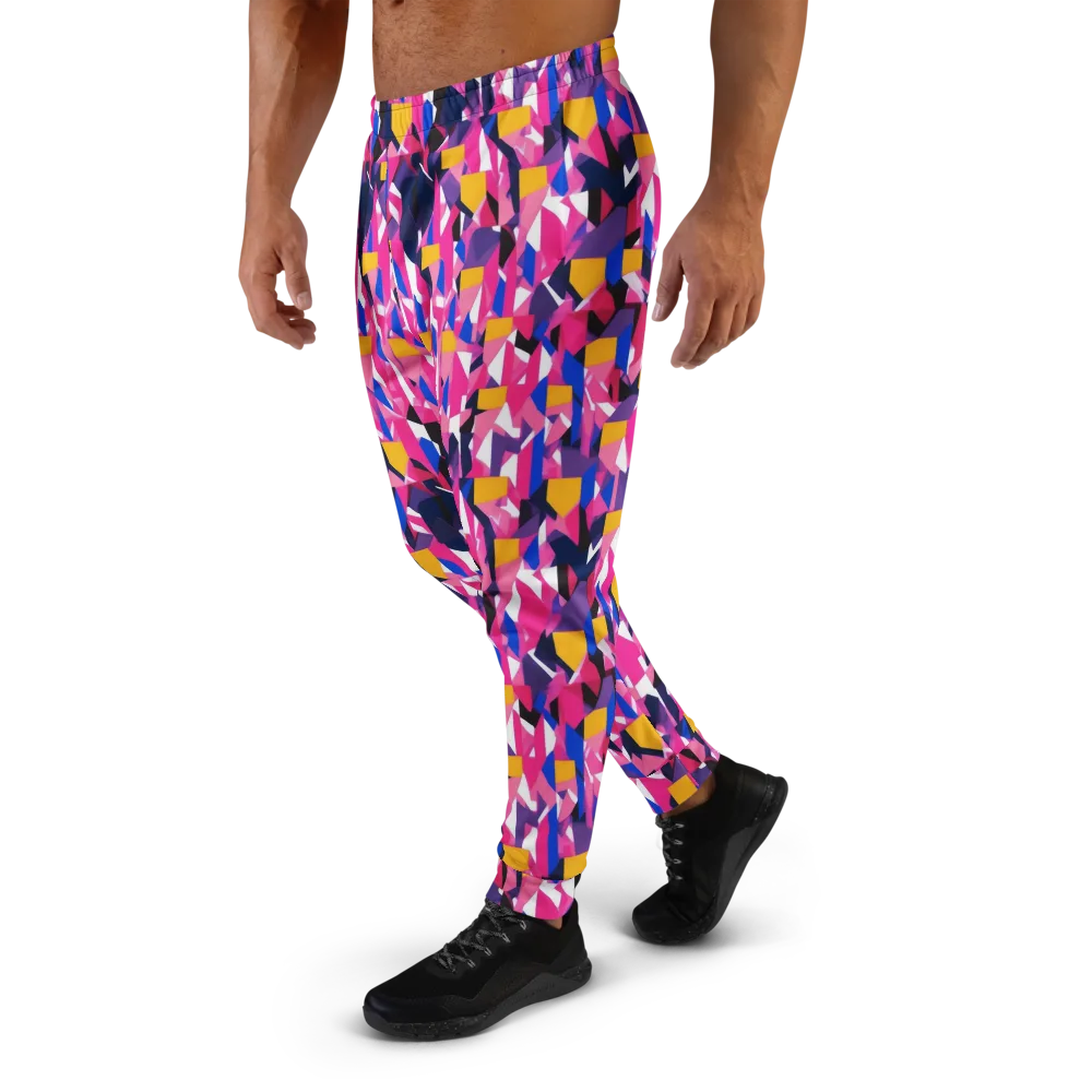 Laser Petal on Men's Joggers — Left
