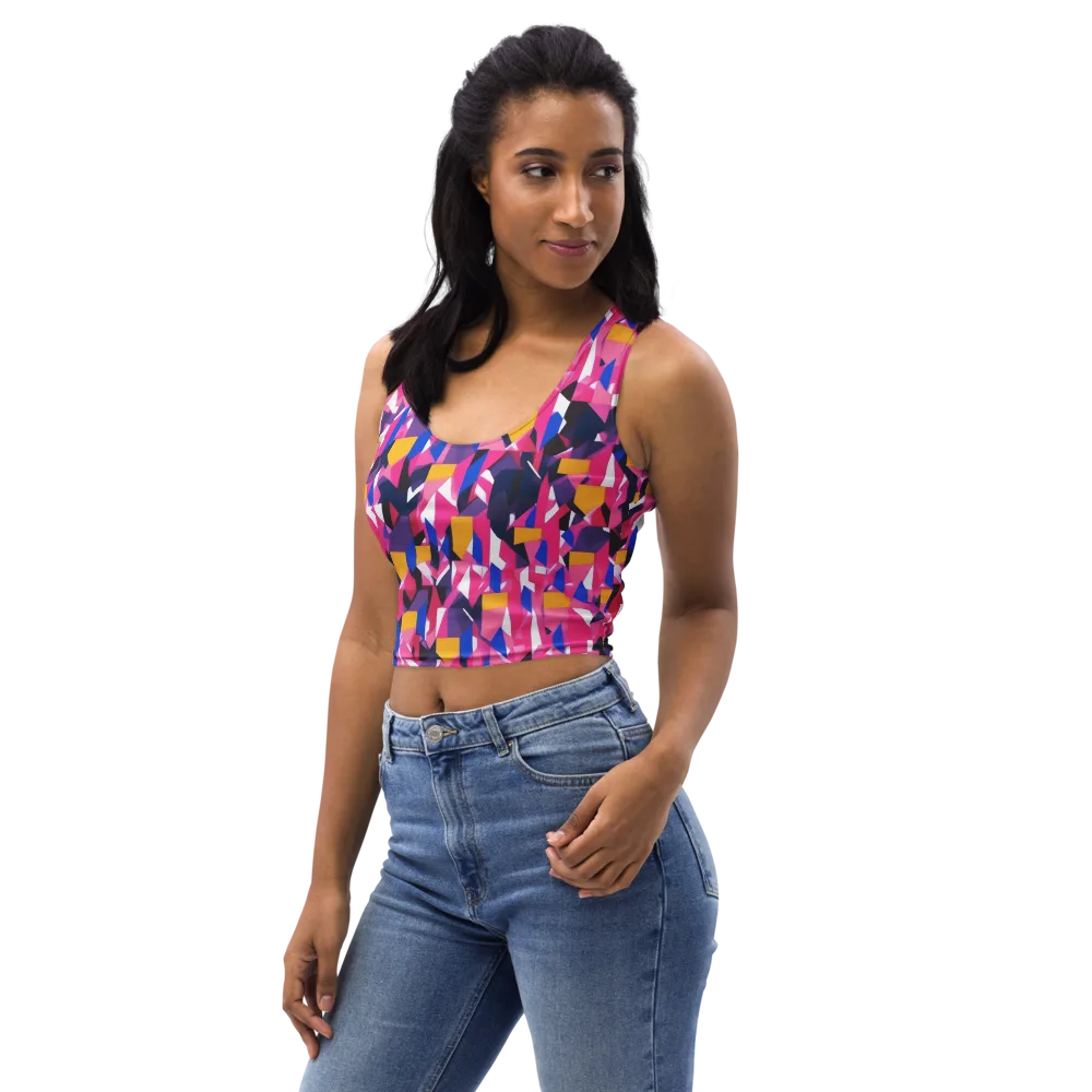 Laser Petal on Crop Top — Left Front